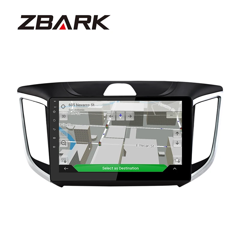 Discount Android 8.1 RAM 2G Car Navigation Radio GPS Multimedia Player For Hyundai Creta ix25  2015 2016 2017 2018 YHTK028 4