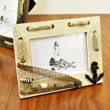 J на небольшой раме Zakka сделать старую веревку ювелирные украшения для интерьера дома в средиземноморском стиле, сделать старый подарок ремесло