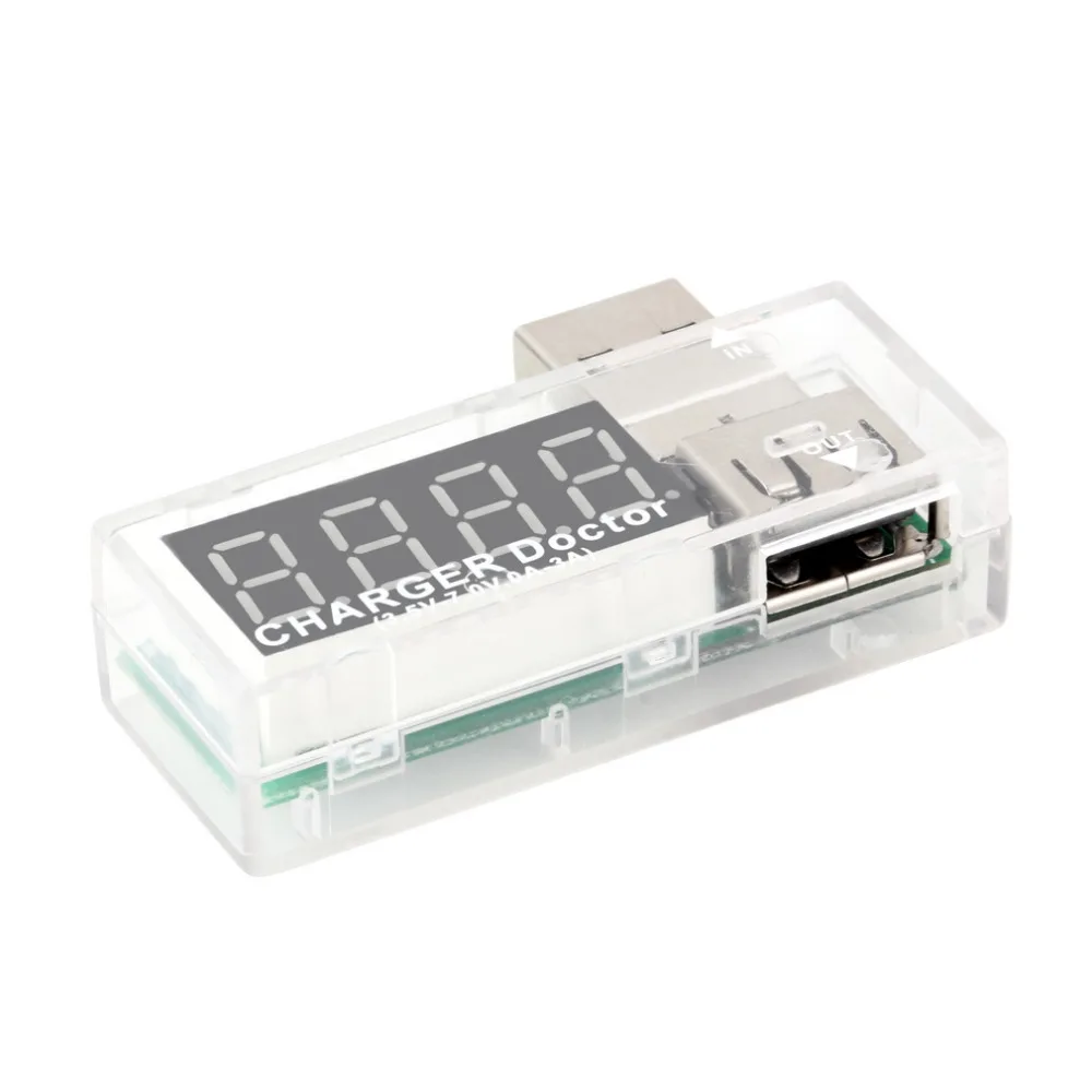 1pcs USB Charger Doctor Mobile Battery Tester Power Detector Voltage Current Meter NEW