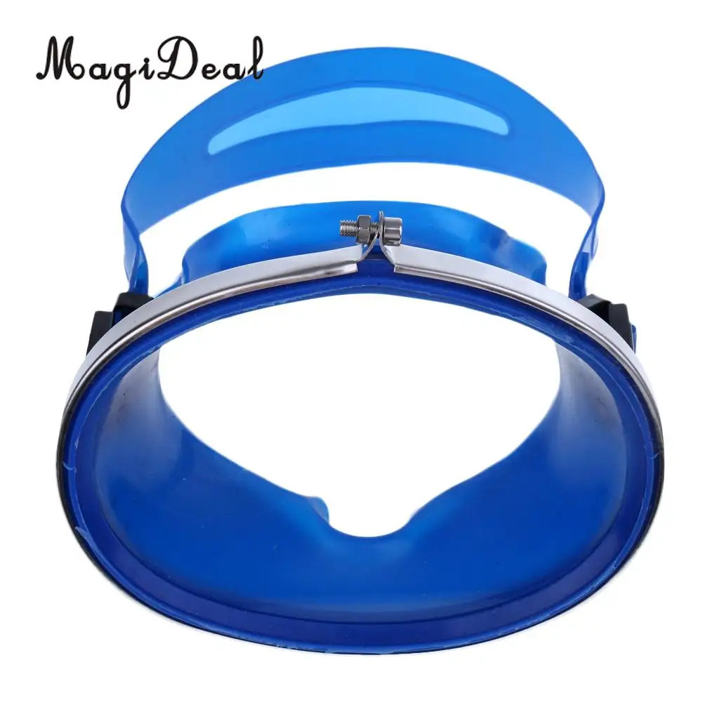 MagiDeal Classic Stainless Steel Oval Silicone Scuba Diving Dive