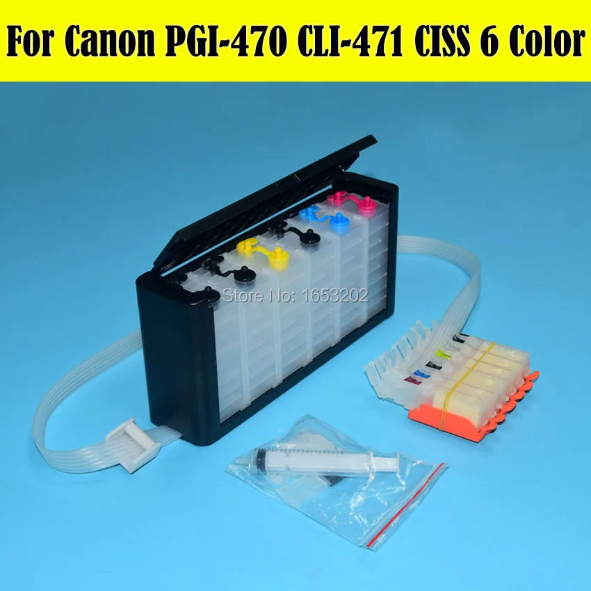 Canon 470 471 PGI-470 CLI-471 Ciss System 6.