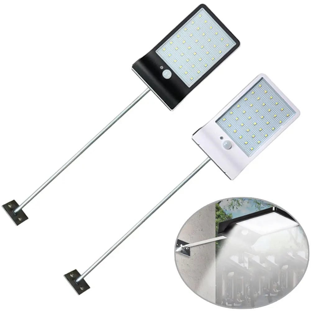 

Solar LED Lights Wall Sconces with Mounting Pole Outdoor Motion Sensor Detector Light for Porch Garage LB88