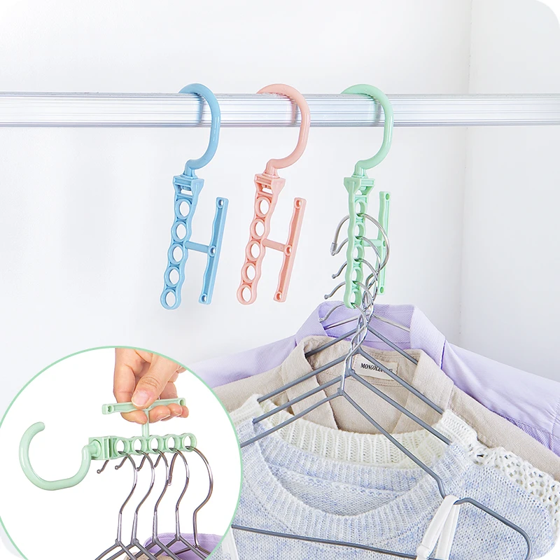 

Hot Selling Five hole plastic drying laundry clothes hangers racks Multifunction bedroom chest clothes hook clips new Design