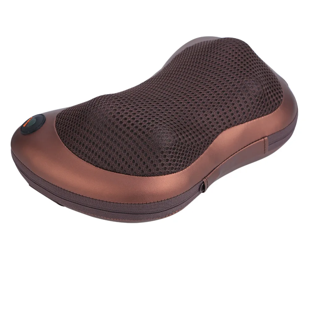 Электронная тепловая массажная подушка 4 для поясницы и шеи|pillow massager|neck pillow