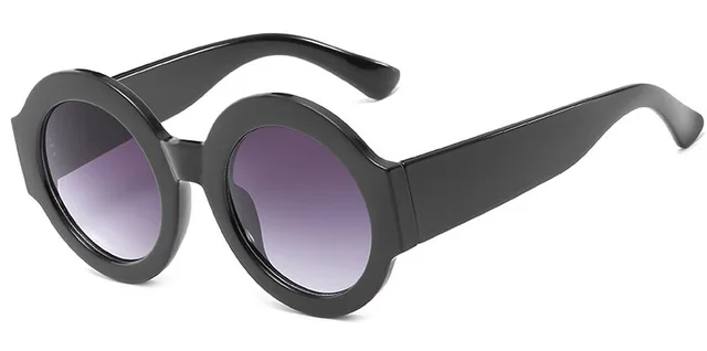 Мужская и женская круглая оправа sunglasssesбрендовый дизайн черная зеленая красная