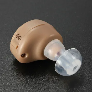 

A Pair of Digital Hearing Aid Small In Ear Invisible Best Sound Amplifier Adjustable Tone Hearing Aids