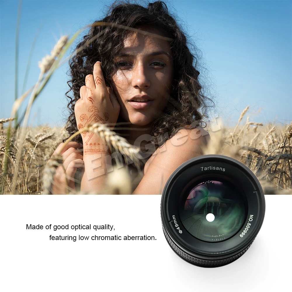 7artisans 55mm F1.4 Large Aperture Portrait Prime