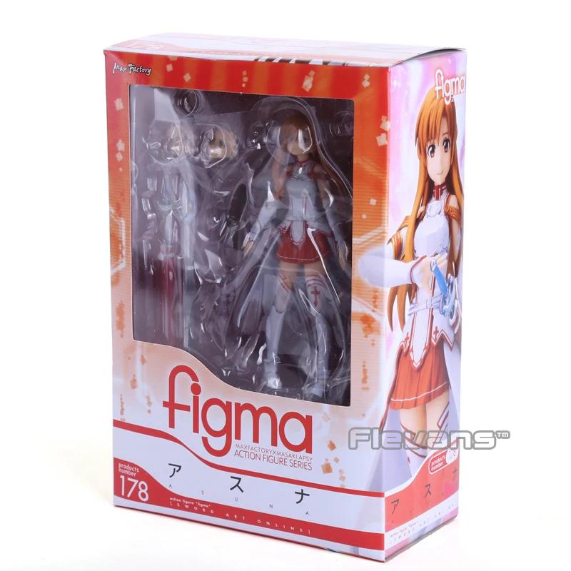 Меч Арт онлайн S.A.O Kirito Kazuto Figma 174 Asuna 178 ПВХ Фигурки игрушки Мягкая 035|Игровые
