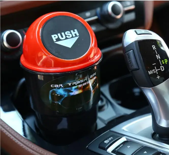 

Multifunction Car Trash Bin Garbage Box Car Seat Back Storage Box Organizer Litter Container Drink Holder Car Accessories