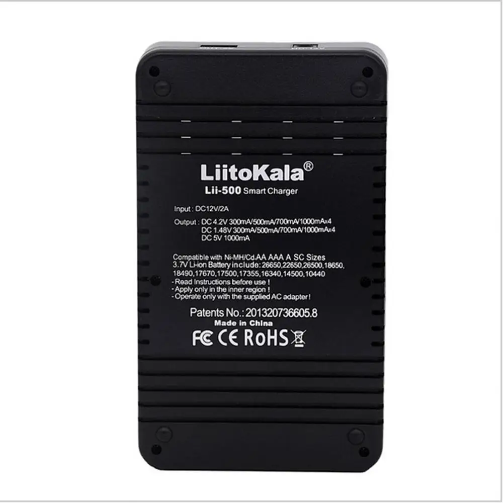 Зарядное устройство Liitokala с ЖК дисплеем 18650 зарядное 26650 21700 14500 10440 4 слота NiMH li ion