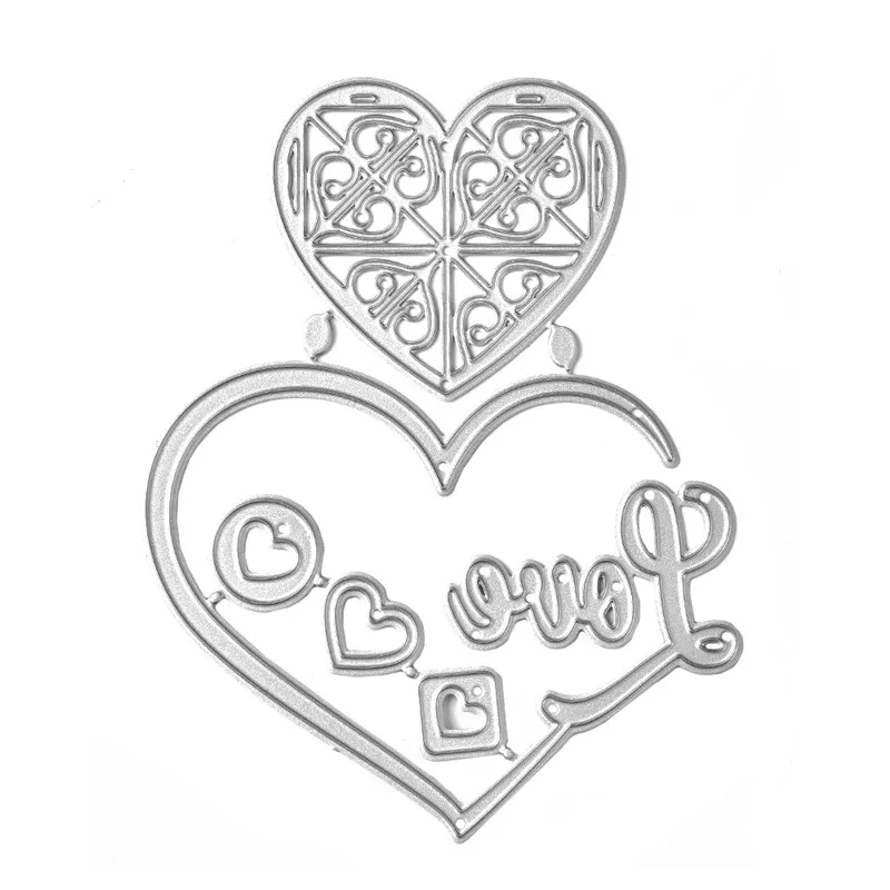 

DiyArts Heart Love Dies Letter Metal Cutting Dies New 2019 Scrapbooking for Card Making Embossing Cuts Stencil Craft Dies