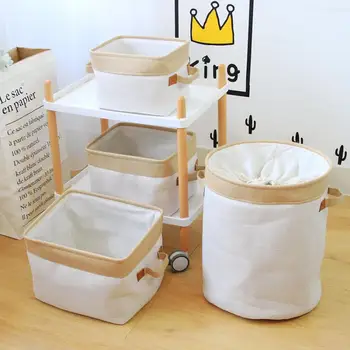 

Multifunction Folding Desk Storage Box EVA Thicken Storage Baskets Home decoration Laundry Hamper kids toy organizer Bucket