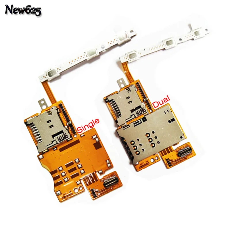 

Sim Card Slot Reader Adapter For Huawei Mediapad 10 FHD S10-101 4G Sim Card Tray Socket Flex Cable single & dual SIM version