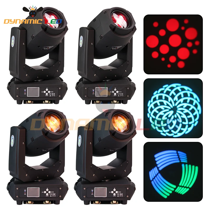 

4pcs 200w Moving Head Light Led Dmx Control Stage Light Spot Dj Light For Disco Bar