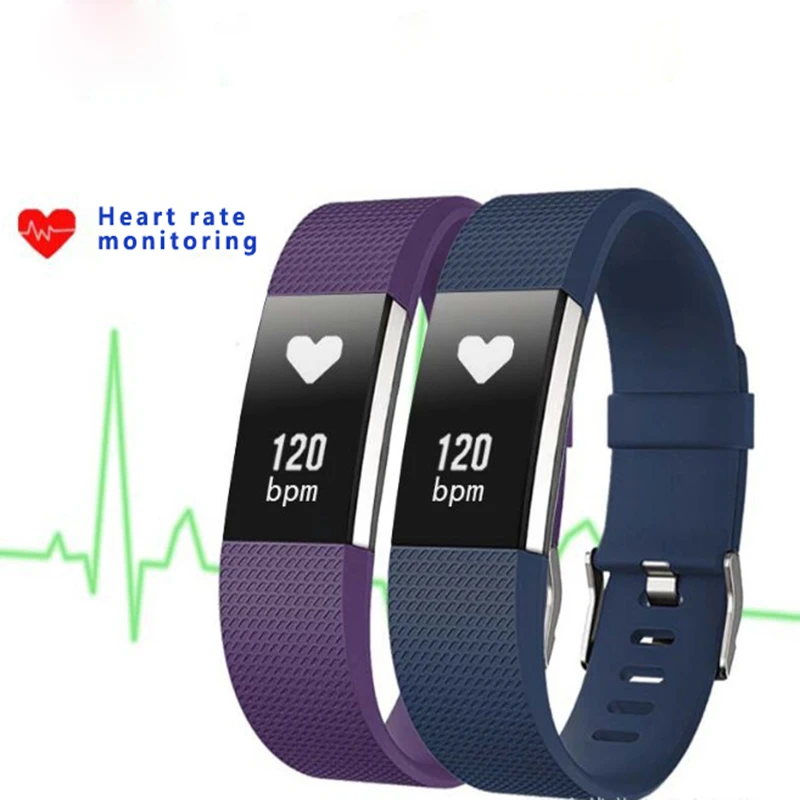 Smart bracelet step counter Bluetooth exercise heart rate sleep time sleep quality monitoring Smart Wristband For men and women