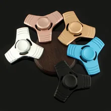 5 цветов Спиннер вращающийся, EDC бейблэйд пуля металлический фиджет-Спиннер аутизм СДВГ Анти Стресс рождественские детские подарки