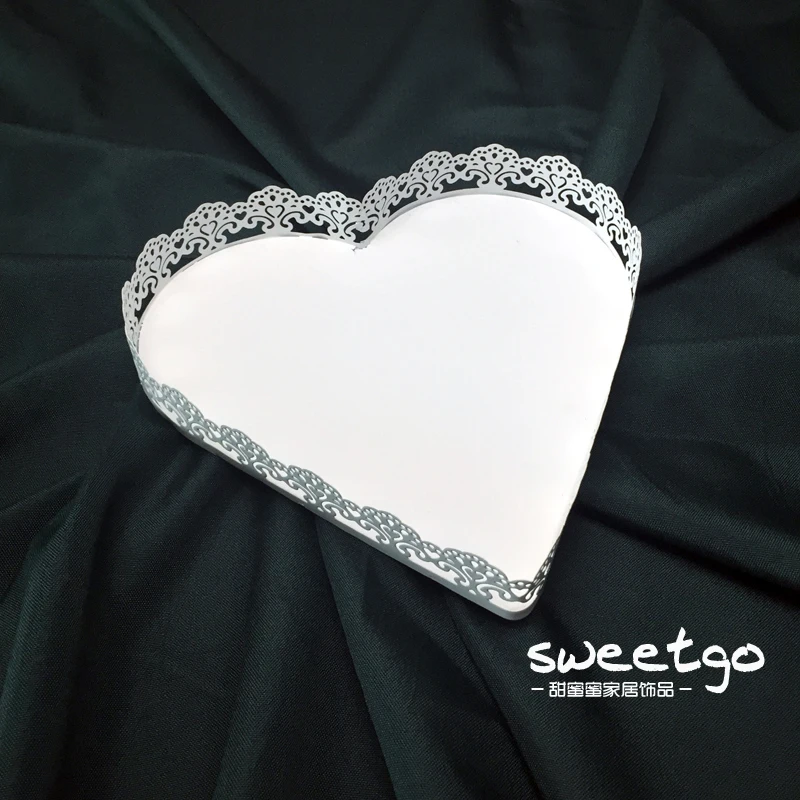 Подставка для торта в форме сердца SWEETGO из белого железа и металла инструменты