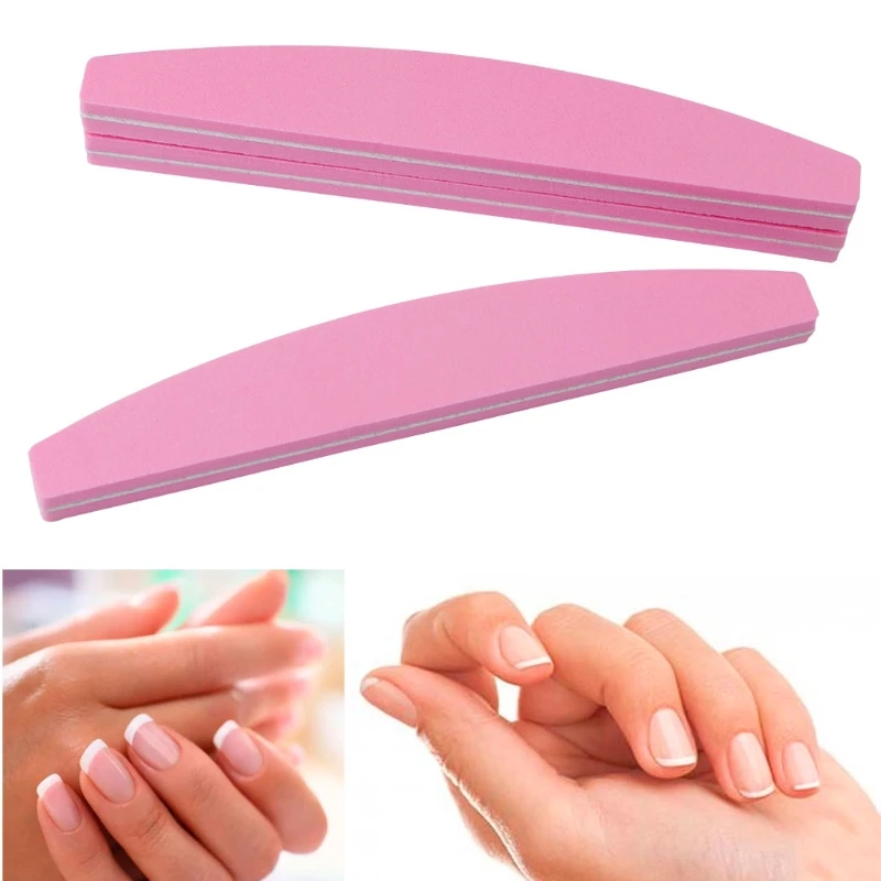 

2018 New Nail Art Sand Buffer Buffing Tips Manicure Acrylic Gel File Tool 100/180 Grit