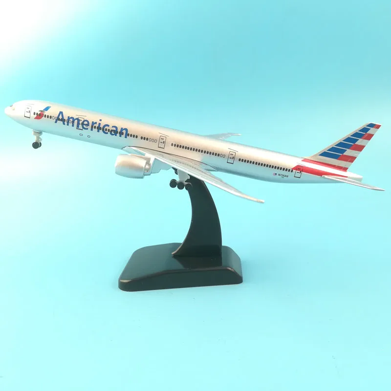 20 см 777 AMERICAN AIRLINES сплав металла модель самолета игрушечные колеса самолет подарок на день рождения Коллекция стол игрушка