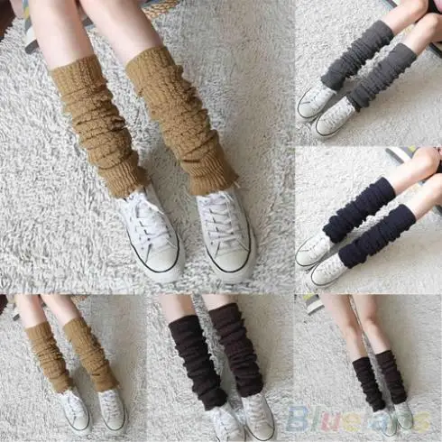

Women Winter Leg Warmers Long Knit Crochet Legging Boot Cover Stockings