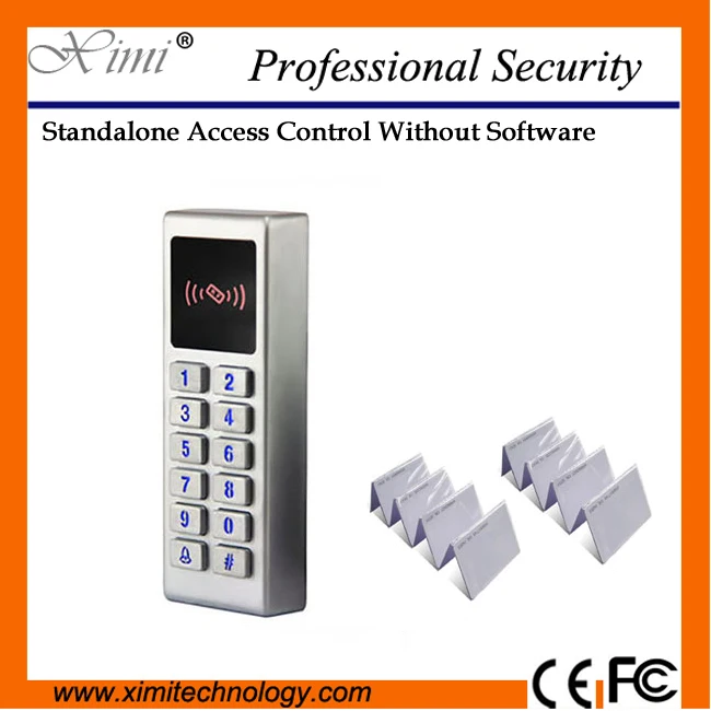 

Cheap M10 metal ID 125khz card reader IP65 Waterproof standalone access control system high security single access controller