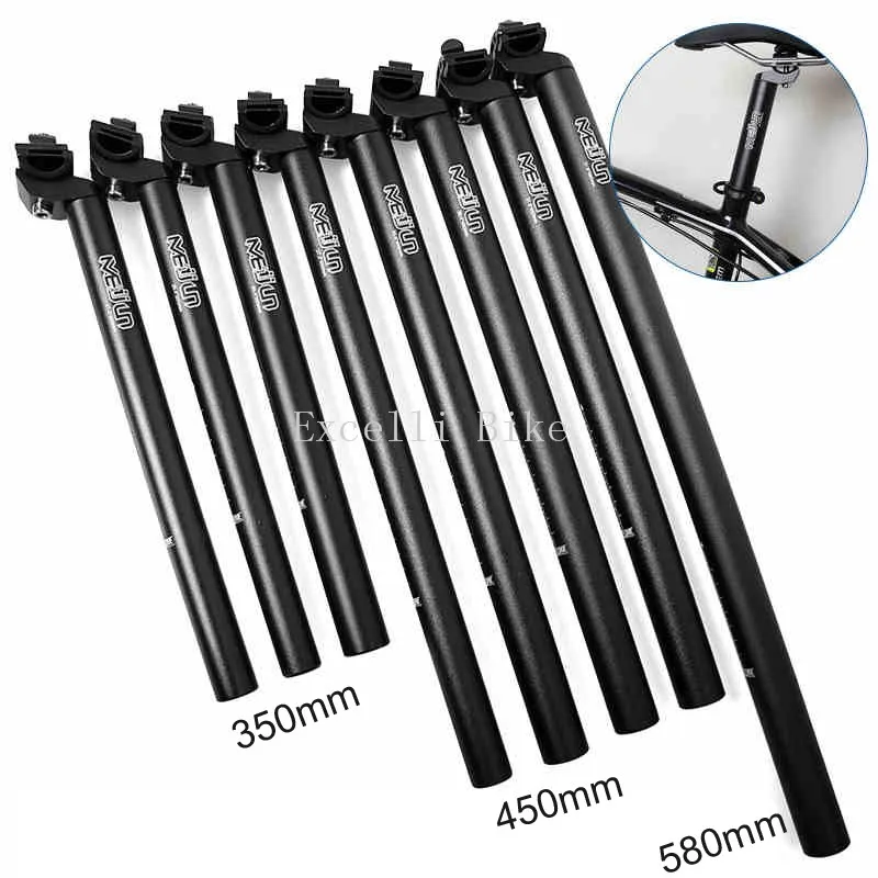 Suspension Seatpost Aluminum Alley more long 580mm 480mm Silve More Lighter Bike Seatpost 0116