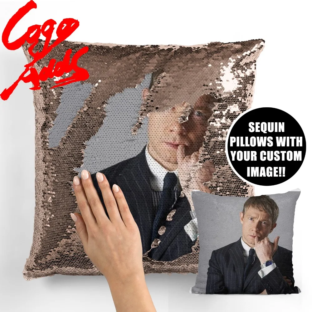 Мартин Фриман Свадьба День рождения фото подушка со стразами чехол Non сплетенный