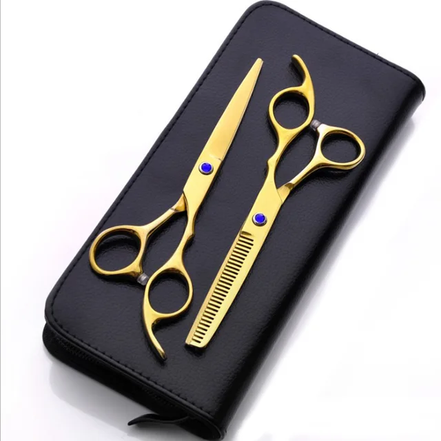 6 inch Color Pet Grooming Hairdressing Scissors Set Dog Cat Grooming Hair Cut Scissors Set Pet Accessories