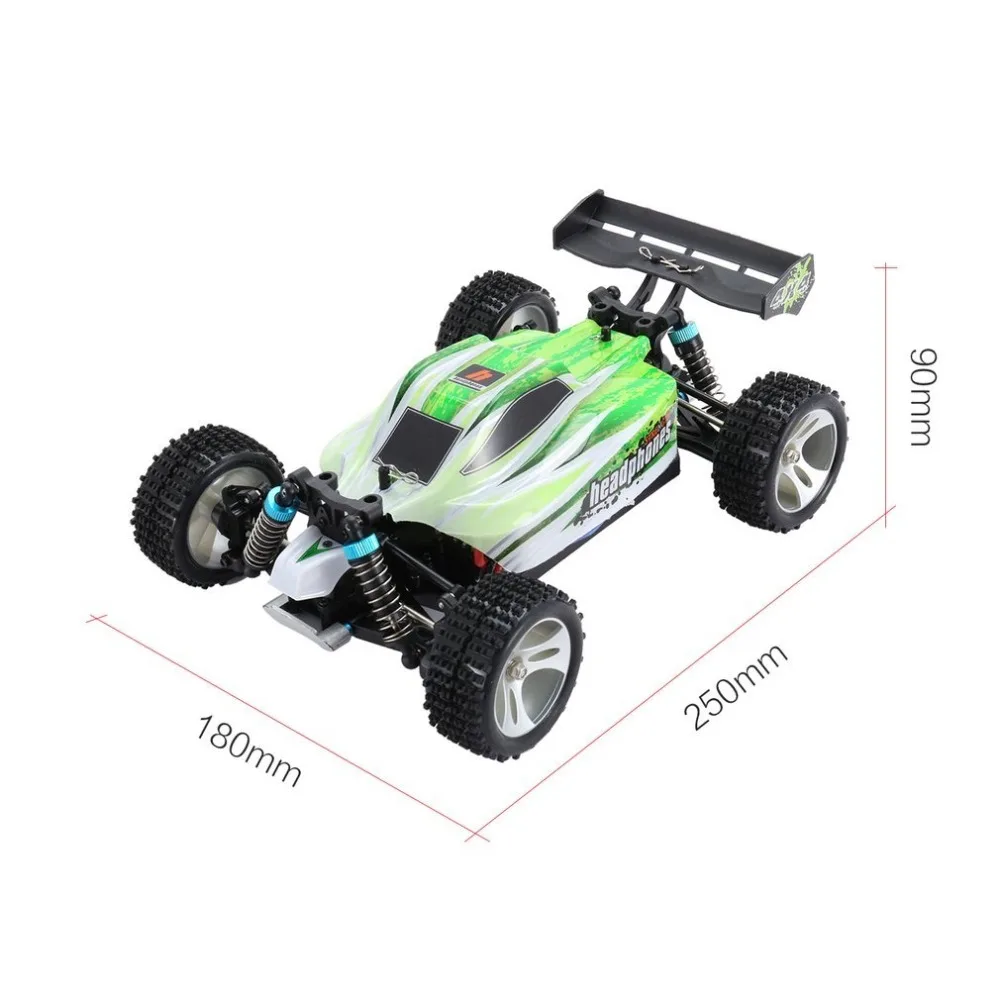 WL игрушки A959-B 2,4G 1/18 полный пропорциональный пульт дистанционного управления 4WD автомобиль высокая скорость Электрический RTR внедорожный багги RC Машинки Игрушки