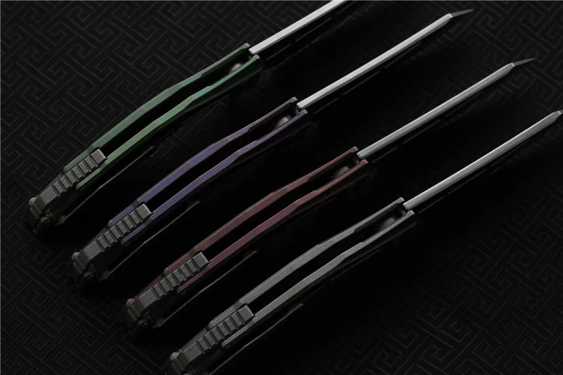 MIKER STEDEMON Зодиак ножи лезвия: CTS-204P(сатин) Ручка: TC4+ углеродное волокно Открытый Отдых Охота Карманный Фруктовый Нож EDC инструменты