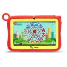 Yuntab 7 дюймов Q88R iwawa Детские планшеты PC HD 1024*600 Дисплей, родительский Управление Software для обучения с шикарным Стенд чехол