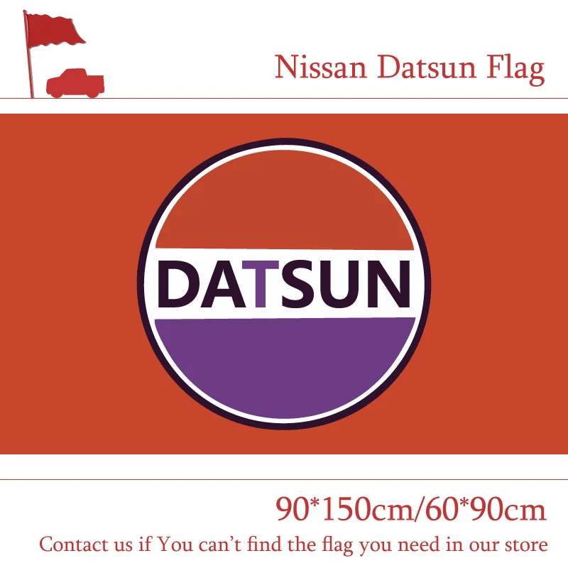 

Free shipping 90*150cm 60*90cm Nissan Datsun Flag ,nissan Car Banner Polyster Flag Banner