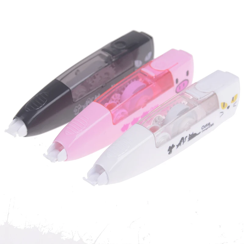 Kawaii Pig Press Correction Tape  Animals Tapes School Writing Corrector Tools Office Supplies Korean Stationery 5mm*6m
