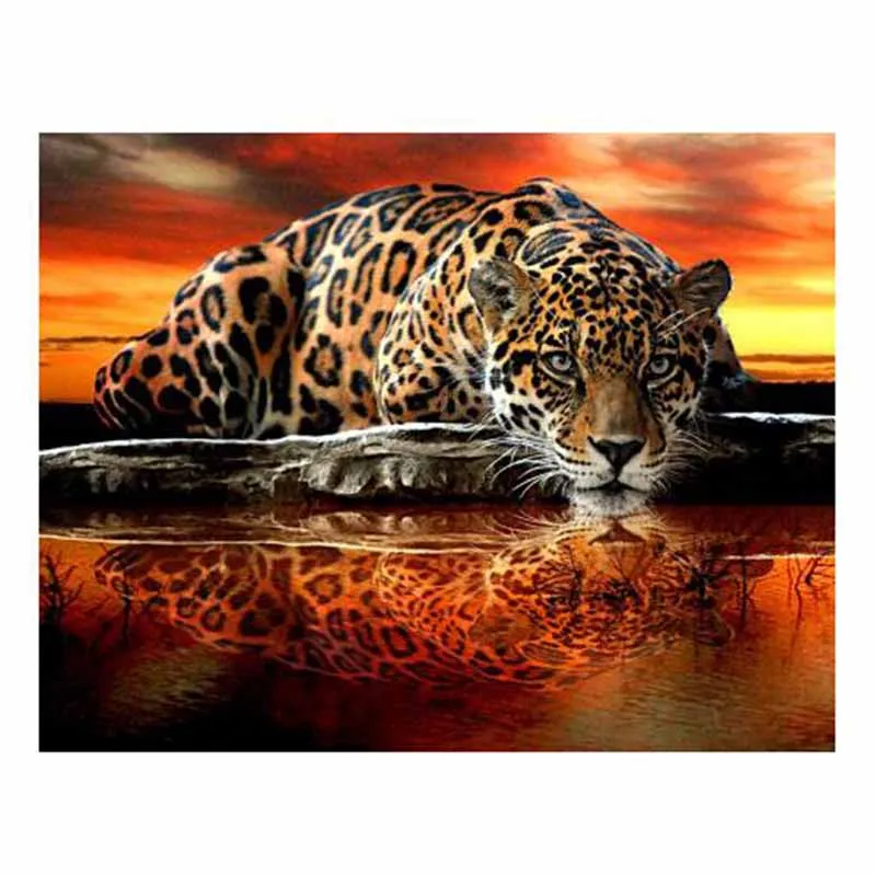 

Full Drill Square Diamond 5D DIY Diamond Painting"Tattoo tiger"Diamond Embroidery Cross Stitch Rhinestone Mosaic Painting