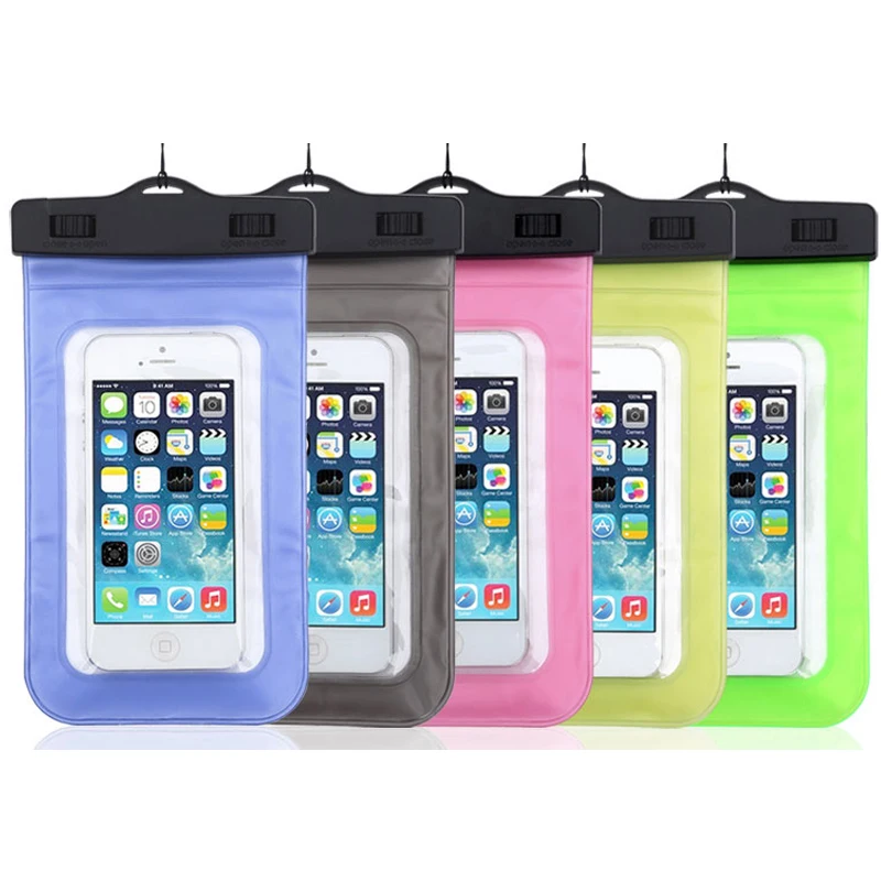 

Waterproof Folder Swimming Phone Bags Underwater Touch Screen Swimming Bags For Phone Rafting Sports Essential Random Color