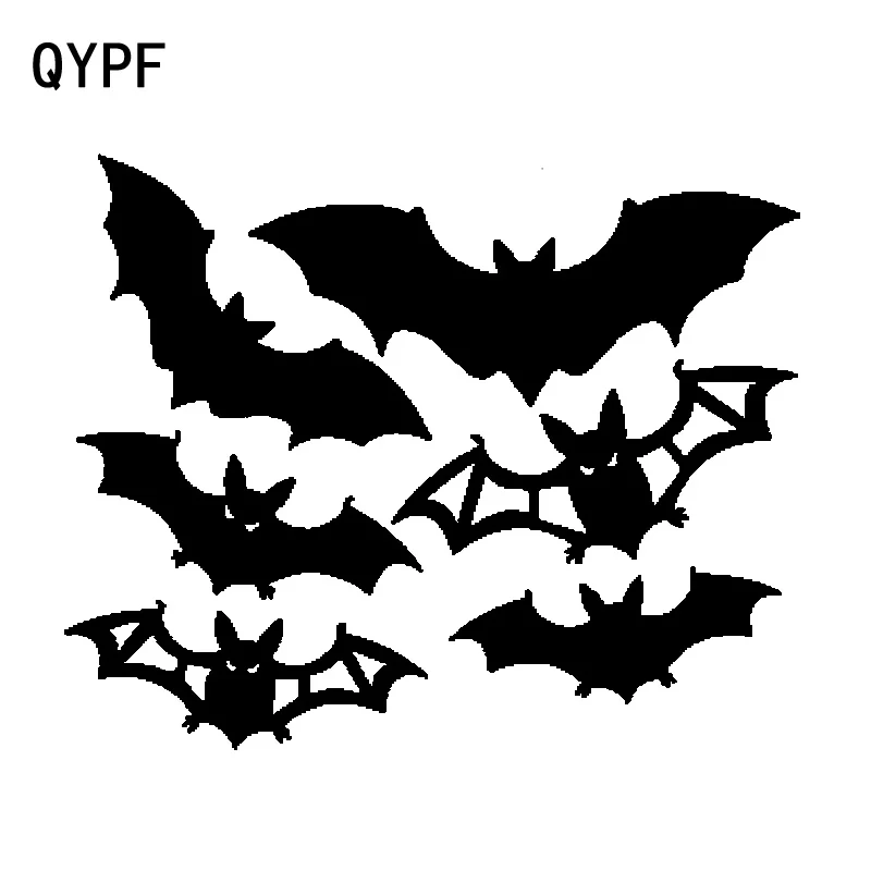 QYPF 16 9 см * 13 7 Милая группа хлопающих крыльев летучих мышей семья изысканно