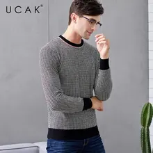UCAK Brand Merino Wool Sweater Men Streetwear Young Fashion Sweaters O-Neck Pull Homme Autumn Winter Cashmere Pullover Men U3044 UCAK Brand Merino Wool Sweater Men Streetwear Young Fashion Sweaters O-Neck Pull Homme Autumn Winter Cashmere Pullover Men U3044