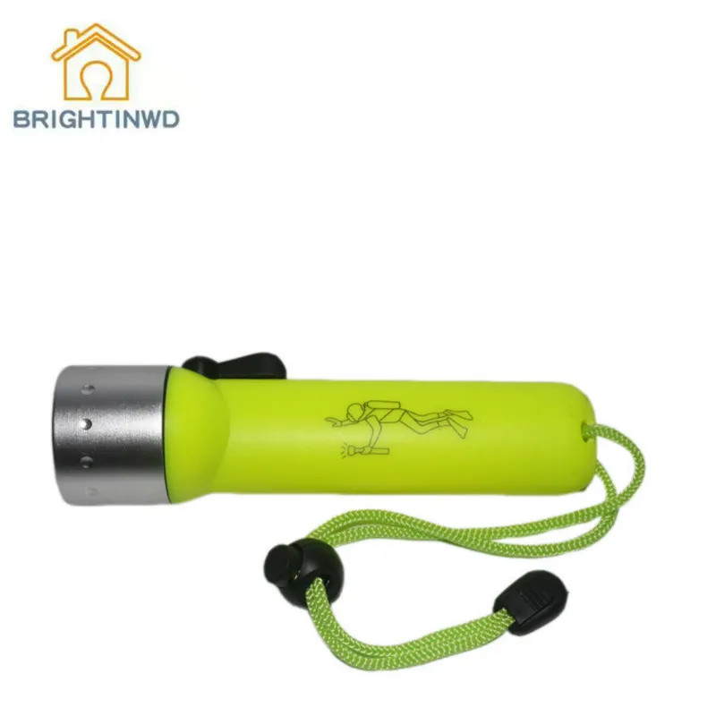BRIGHTINWD новое освещение Водонепроницаемый Класс P68 Дайвинг LEDABS Материал фонарик 5th