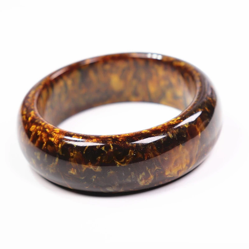 

Wholesale Yellow Gold Coral Hailiu Bangles Lucky For Women Girl Gift Buddhist Wood Bracelet Treasure Fashion Jewelry JoursNeige
