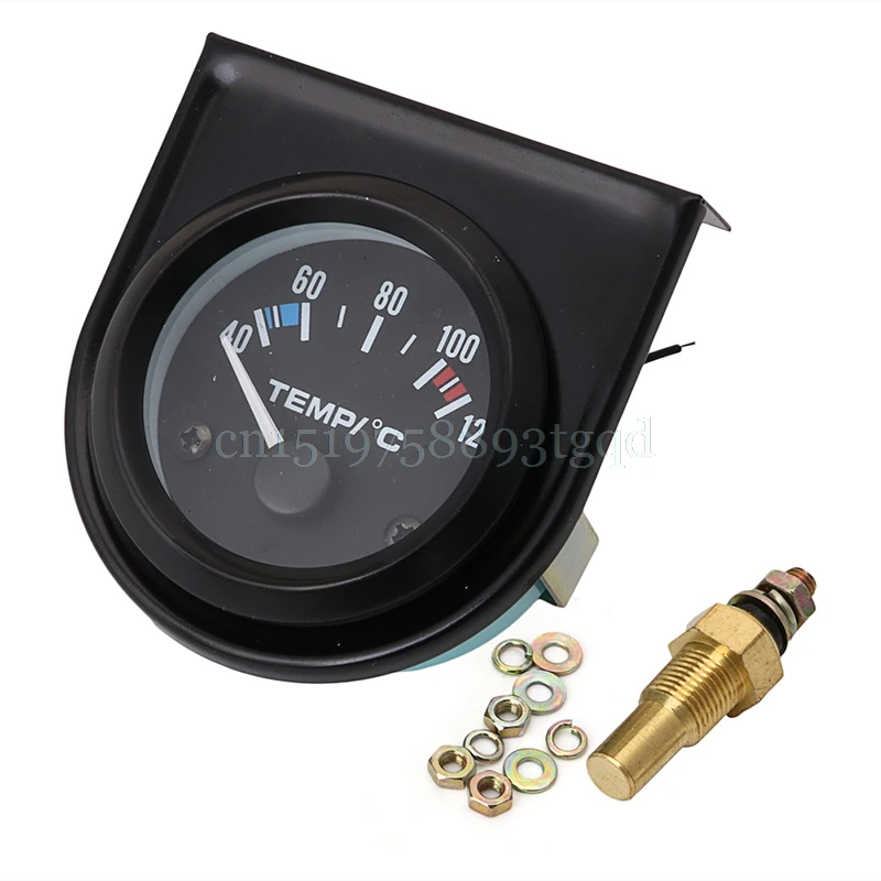 2" 52mm Car Auto Digital Led Water Temp Temperature Gauge Kit 40120