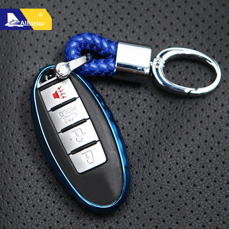 Чехол для ключей Airspeed TPU Nissan Tiida Qashqai X trail Kicks March Teana Maxima Sylphy Sunny Murano Bluebird Livina|Футляр
