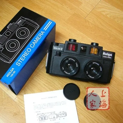 Holga 120 3D стерео камера+ зритель+ 135 конвертер