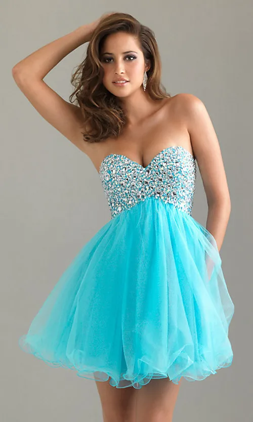 Turquoise Party Dresses - Ocodea.com