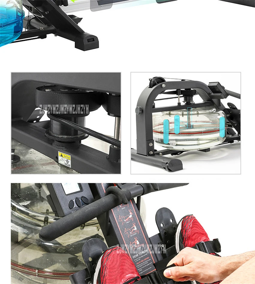 Водостойкий гребной тренажер аэробные упражнения для домашнего спортзала бесшумный Планер для тела Брюшная грудная рука тренировочное оборудование для фитнеса