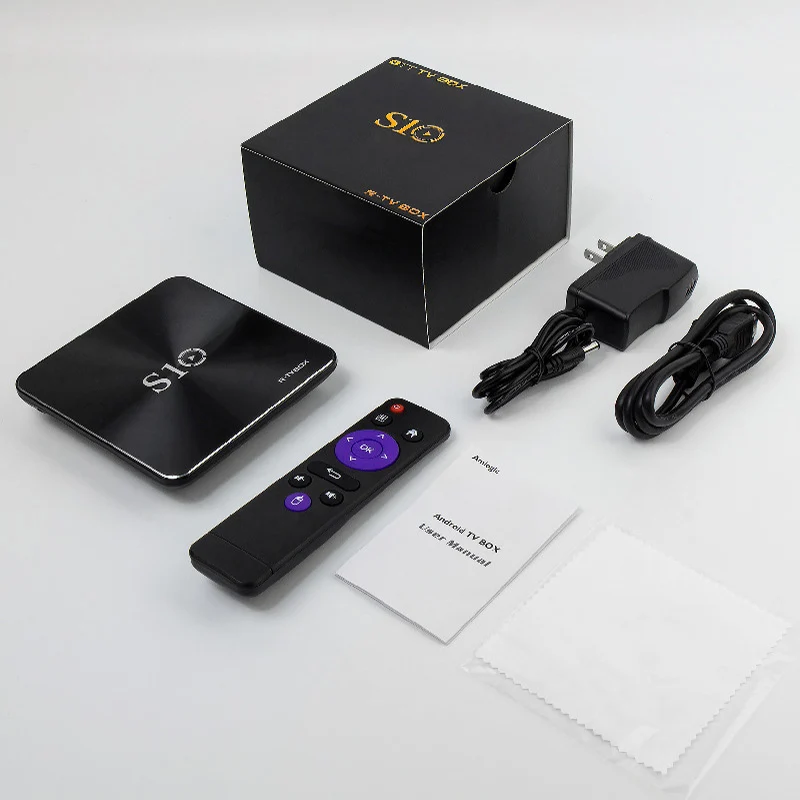 S10 ТВ приставка 3 ГБ DDR4 32 Гб Amlogic S912 Восьмиядерный Android 7 1 2 4G/5G wifi Bluetooth 4 4K Ультра