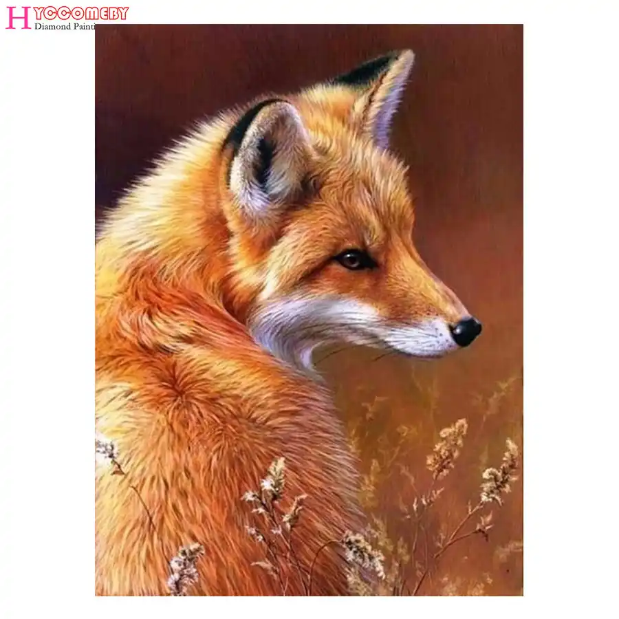 5D diy Алмазная вышивка Животные крестиком волшебный круглый бриллиант картины