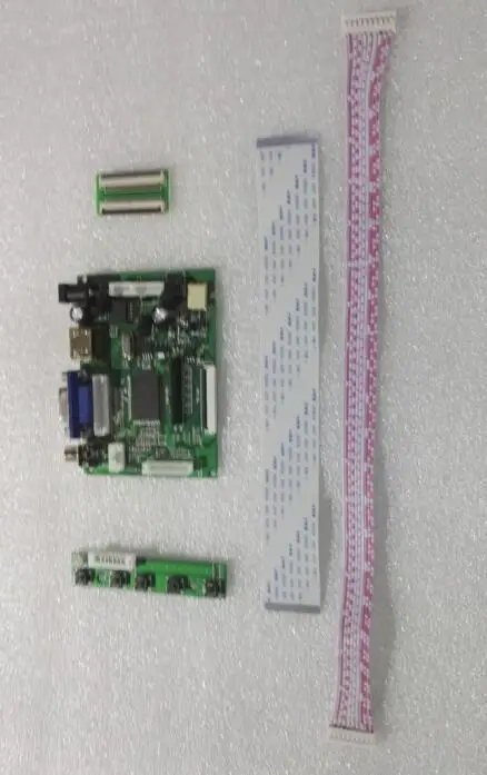 Универсальный HDMI VGA 2AV 50PIN TTL LVDS контроллер плата модуль монитор Комплект для Raspberry PI ЖК-дисплей AT070TN92 v.x панель модуля монитора