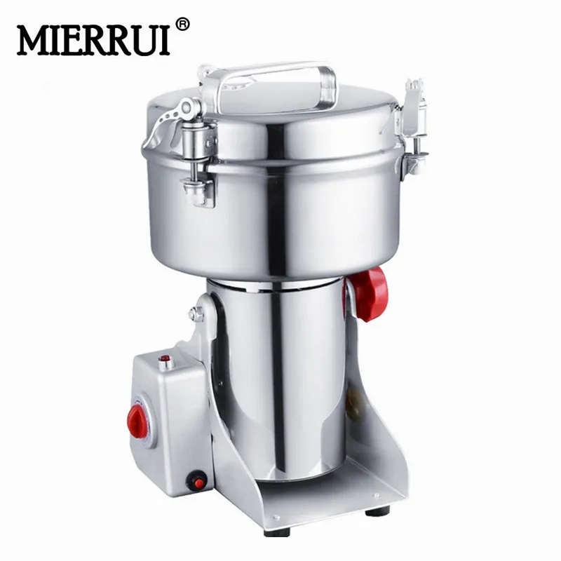 

Chinese medicine grinder swing panacea 1000 g stainless steel food mill whole grains ultrafine powder machine