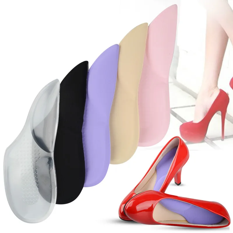 Gel Insoles Women Arch Support,Soft Gel Insole Pads,High Heel