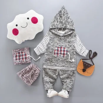 

Baby Girls Boys Clothing Set Spring Children Clothes Kids Toddler Sport 3pcs Suit Cotton Tracksuit Clothes for 1 2 3 4 Years